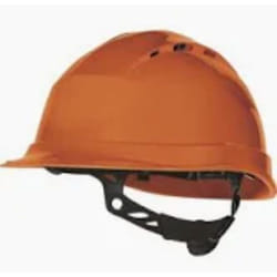 Delta Plus - casque de chantier orange serrage crémaillère D020QUARUP30