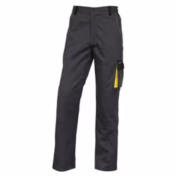 Delta Plus DMACHPAN, Unisexe, Gris, Jaune, Monochromatique, S, Adulte, 6 pochettes