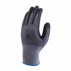 Découvrez le Gant Delta Plus Tricot Polyamide Spandex Paume Nitrile/PU avec Picots N VE727NO0, l'équipement de protection ind ...