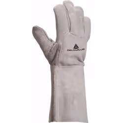 Découvrez le GANT DE SOUDEUR THERMIQUE DELTA PLUS EN CROUTE DE BOVIN MANCHETTE 15CM - TC7160, conçu pour offrir une protectio ...