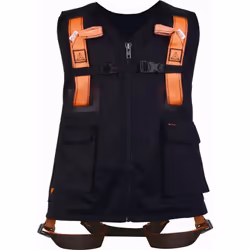 Le HARNAIS GILET DELTA PLUS 2 POINTS D'ACCROCHAGE (DORSAL/STERNAL) TAILLE L - HAR12GILNOGT est un équipement essentiel pour l ...