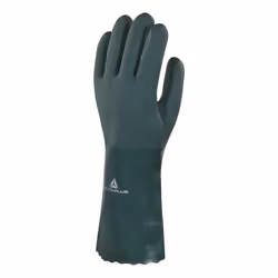Découvrez le gant Delta Plus PVC de 35 cm, conçu avec un support en jersey coton double trempage pour une protection optimale ...