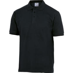 Polo AGRA manches courtes 100 % coton noir TL - DELTA PLUS - AGRANOGT