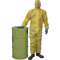 Découvrez la combinaison jetable avec cagoule DELTACHEM - Type 3B - Coutures étanchées Delta Plus - DT300, conçue pour offrir ...