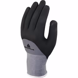 Découvrez le Gant Delta Plus Tricot 100% Polyamide Spandex® avec paume enduite de nitrile/PU, conçu pour un confort et une pr ...