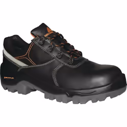 Découvrez la CHAUSSURE BASSE CUIR DELTA PLUS CROUPON PIGMENTÉ NOIR PHOCEA S3 SRC, un choix idéal pour les professionnels exig ...