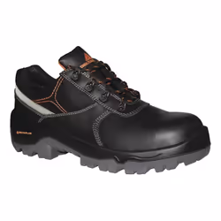 Découvrez la CHAUSSURE BASSE CUIR DELTA PLUS CROUPON PIGMENTÉ NOIR PHOCEA S3 SRC, un choix idéal pour les professionnels exig ...