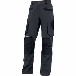Découvrez le pantalon de travail Delta Plus Mach Originals en coton/élasthanne gris, un équipement essentiel pour les profess ...