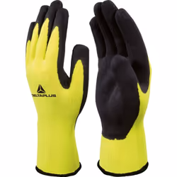 100 % polyester de haute qualité. Revêtement en mousse de latex sur la paume et le bout des doigts. 13 pièces. 100 % polyeste ...