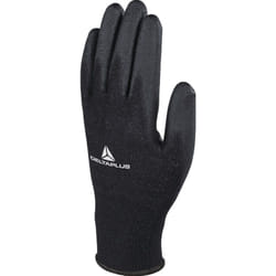 Delta Plus - gant noir tricot polyester enduit paume polyurethane - VE702PN0 T10