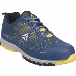 Découvrez la chaussure de sécurité basse au design sportif bleu DELTA PLUS DELTA SPORT S1P SRC - DSPORSPBJ, idéale pour allie ...