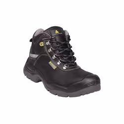 DELTA PLUS SAUL2ES3NO43 CHAUSSURES MONTANTES EN CUIR GRAINE PIGMENTE - S3 SRC ESD NOIR TAILLE 43 La chaussure de sécurité Del ...