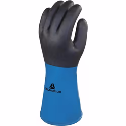 Découvrez le gant Delta Plus PVC/Nitrile sur support acrylique, un équipement essentiel pour la protection en milieu industri ...
