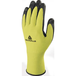 Delta Plus - gant tricot jaune fluo POLYESTHEr enduit spandex nitrile - VV734JA0 T7