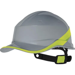 Delta Plus - casque de chantier gris forme casquette baseball - DIAM5GRJAFL