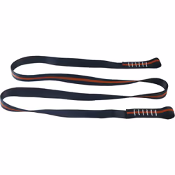 LONGE POINT D'ANCRAGE 1,5M Noir/Orange. A la fois longe et point d'ancrage en sangle de 1,5 mètres, permettant un maximum de ...