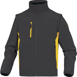 Delta Plus - veste de travail softshell grise manches amovibles MYSE2GJ0 46/48 (s)