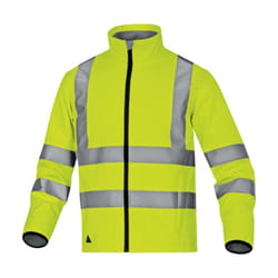 Delta Plus - veste jaune fluo lega softshell polyester 3 couches laminées - legaja 52/54 (l)