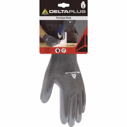 Découvrez les GANTS DELTA PLUS TRICOT POLYESTER/PAUME PU - DPVE702PG0, idéaux pour garantir une protection efficace tout en a ...