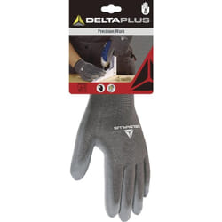 Delta Plus - gant gris tricot polyester/ paume pu DPVE702PG0 T8