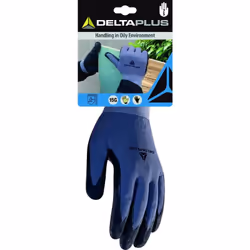 Gants résistants aux huiles. Souplesse de travail & confort accru. Polyamide/Spandex. Enduction nitrile/polyuréthane sur paum ...