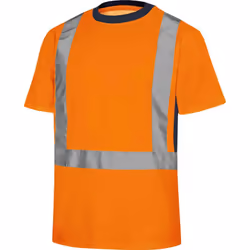 Taille UK = 42cm Taille EUR = 52cm Couleur = Orange fluorescent Type de manches = Court Genre = Mixte