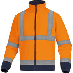 Veste haute visibilité Delta Plus, Orange/bleu marine, taille M, Mixte ( Prix pour 1 )