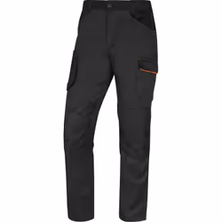 Découvrez le PANTALON DELTA PLUS MACH2 M2PA3STR en gris orange, idéal pour les professionnels des secteurs de l'industrie lég ...