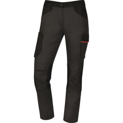 Delta Plus - Pantalon de travail mach 2 Femme, Gris/Orange ( Prix pour 1 )