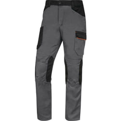 Delta Plus - Pantalon de travail multipoches mach 2 V3 gris/orange tm M2PA3GOTM