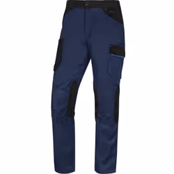 Découvrez le Pantalon de Travail Bleu Marine Delta Plus Mach2, un vêtement alliant légèreté et résistance, parfait pour de no ...