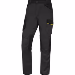 Découvrez le Pantalon de Travail Delta Plus Mach2 M2PA3 gris jaune, parfait pour les professionnels du BTP, de l'industrie lé ...
