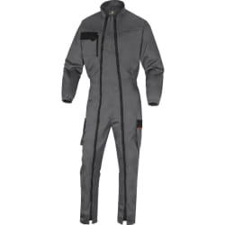 Combinaison de travail à double zips MACH2 V3 gris/orange TM - DELTA PLUS - M2CZ3GOTM