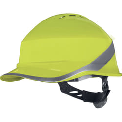 Delta Plus - Casque de sécurité Ventilé en abs Jaune, gamme diamondvi wind ( Prix pour 1 )