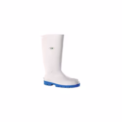 Botte de sécurité PVC et doublure intérieure en coton jersey.Embout acier inoxydable 200 J.Première de propreté en feutre. am ...