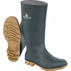 Découvrez les bottes de travail Delta Plus en PVC, conçues spécifiquement pour l'agriculture et les espaces verts. Avec leur  ...