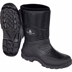 Découvrez les demi-bottes fourrées en PVC Freeze Noir Delta Plus - FREEZNO0, spécialement conçues pour les professionnels du  ...