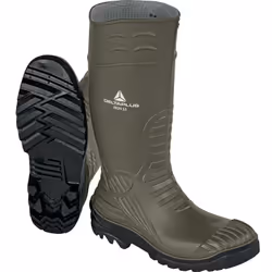 Découvrez la Botte de sécurité KAKI avec renforts DELTA PLUS S5 SRC, spécialement conçue pour les milieux de travail agressif ...