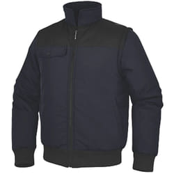 Delta Plus - Blouson 2 en 1 NEWDELTA2 à manches amovibles bleu marine/noir ts NEWD2MNPT