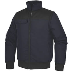 Delta Plus - Blouson 2 en 1 NEWDELTA2 à manches amovibles bleu marine/noir txl NEWD2MNXG