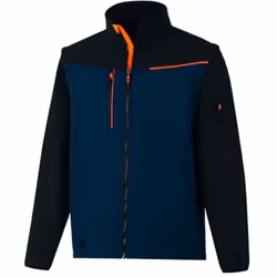 Confort et praticité au quotidien, en toute saison. Veste coupe-vent manches amovibles bleu marine. Adaptée aux variations de ...
