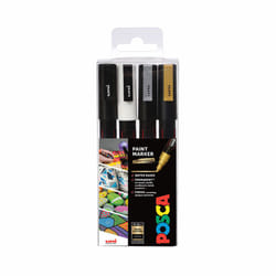 POSCA PC-3M x 4