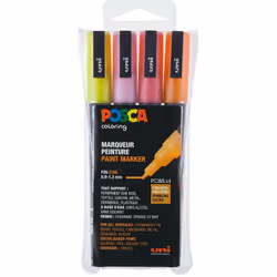 Uni-ball - Marker posca PC-3M Glitter 4er Set
