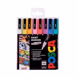 Uni-Ball PC-3M, Multicolore, Pastel, Multicolore, 8 couleurs, Fin, 0,9 mm, 1,3 mm