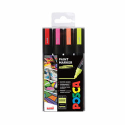 POSCA PC-5M x4 Fluo