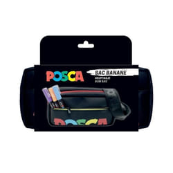 Sac banane - POSCA - Noir - 1 pce - Ceinture ajustable - Pour adultes - Mixte