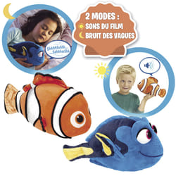 Bandai Le Monde de Dory - Assortiment Peluche à Fonction Dory/Nemo