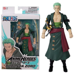 BANDAI Anime Heroes - One Piece - Figurine Anime heroes 17 cm - Roronoa Zoro