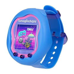 Bandai - Tamagotchi Uni - Tamagotchi connecté avec bracelet montre - Animal de compagnie virtuel - Modele Bleu - 43353