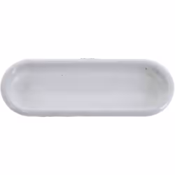 Poignée cuvette plastique blanc 75x23mm pièce - MONIN - 131610